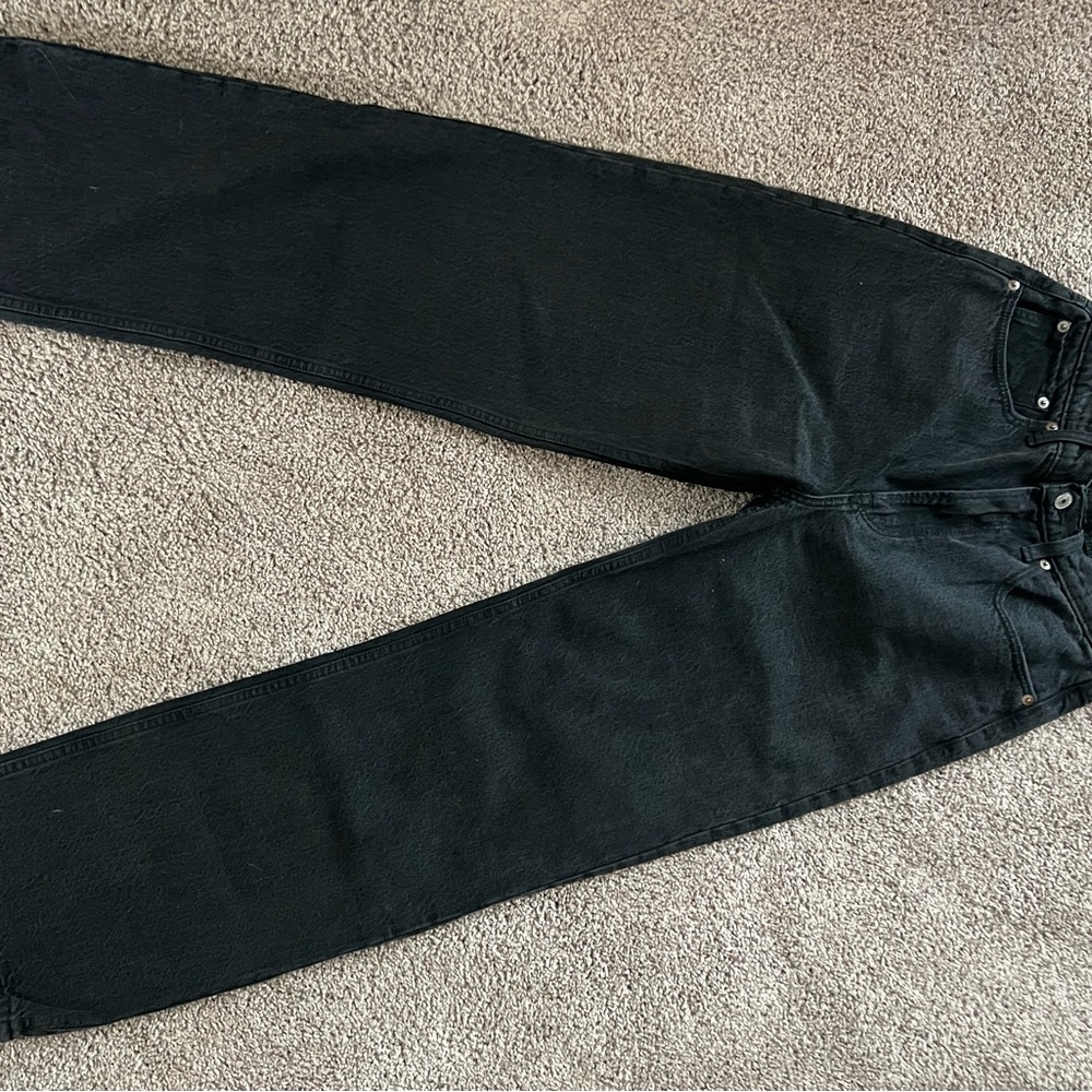 Abercrombie & Fitch Men's Black Straight Jeans